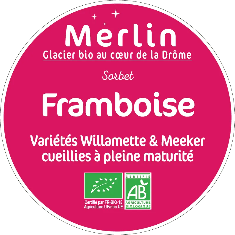 Sorbet parfum Framboise
