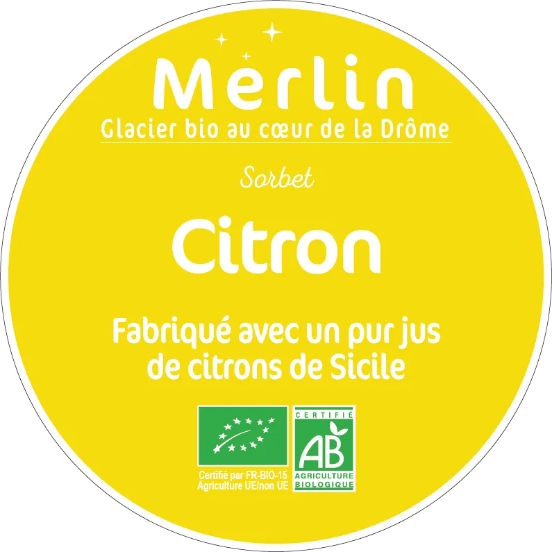 Sorbet parfum Citron