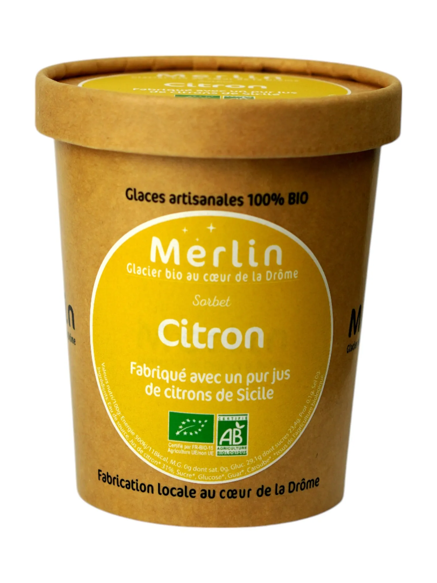 Sorbet parfum Citron