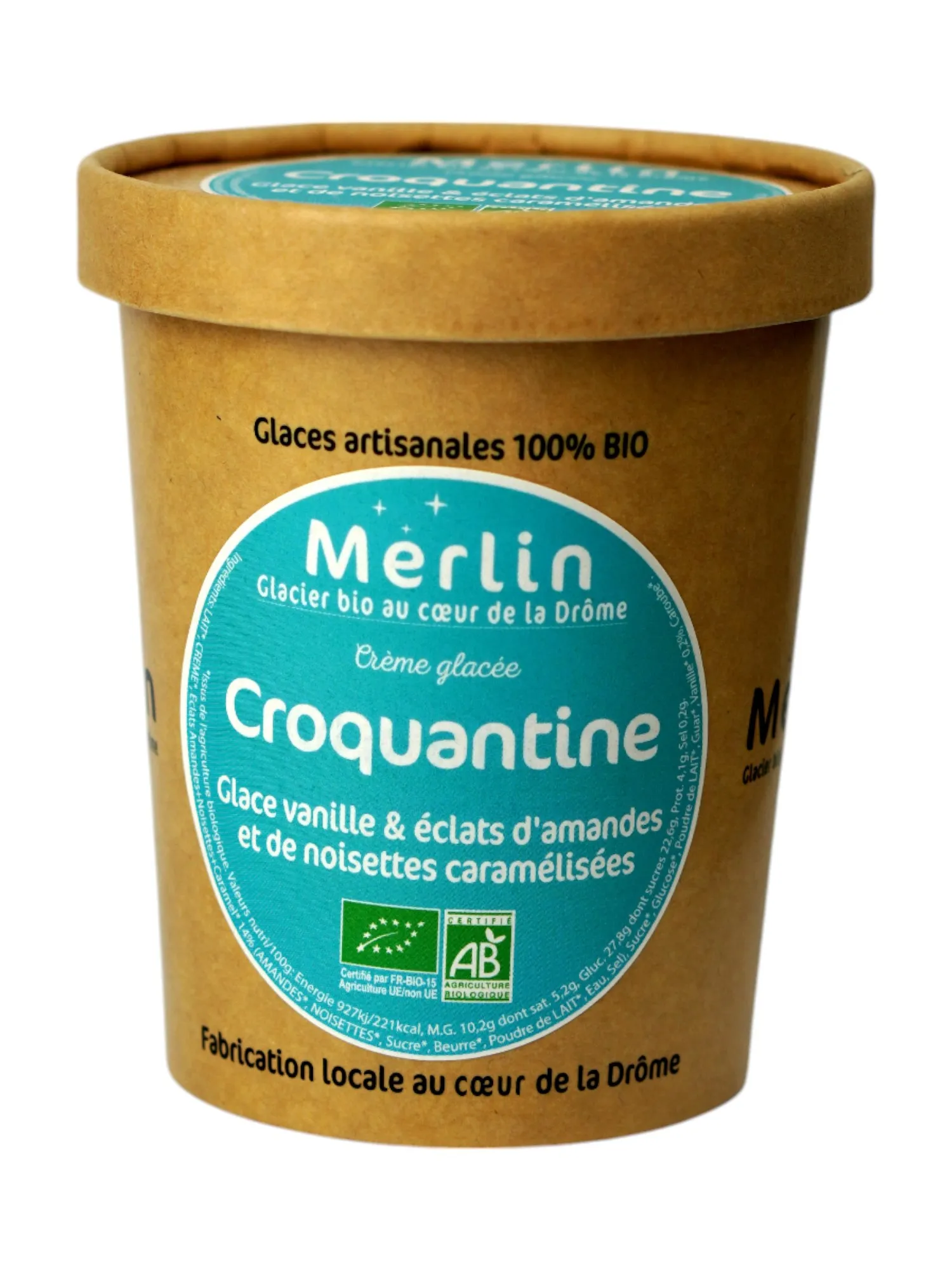 Glace parfum Croquantine