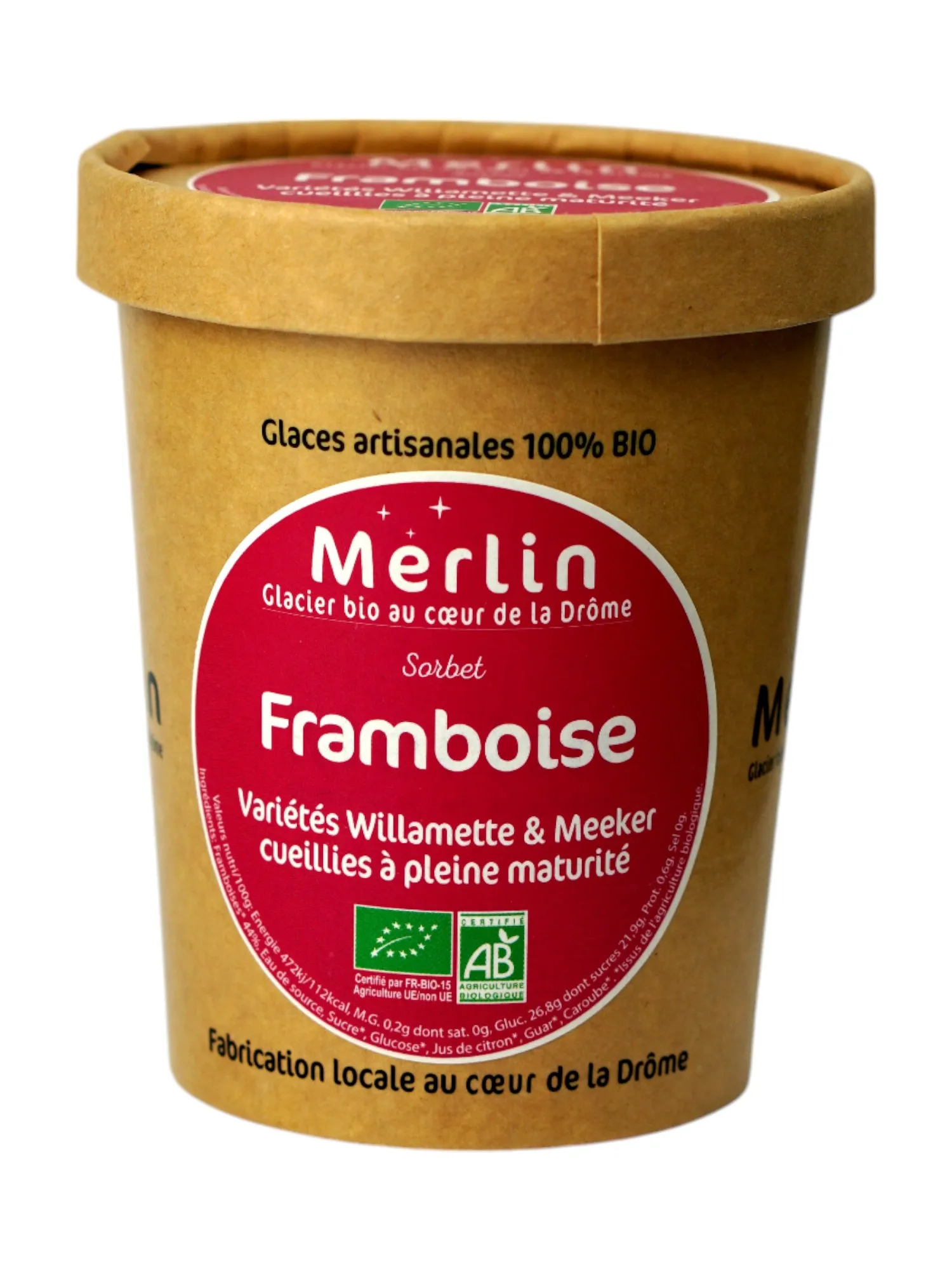 Sorbet parfum Framboise