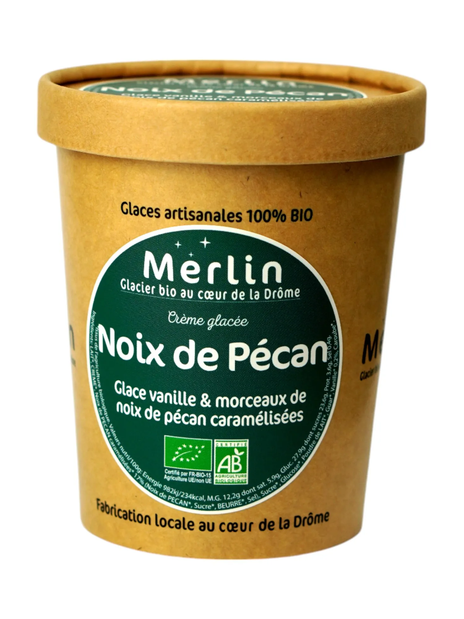 Glace parfum Noix de Pécan