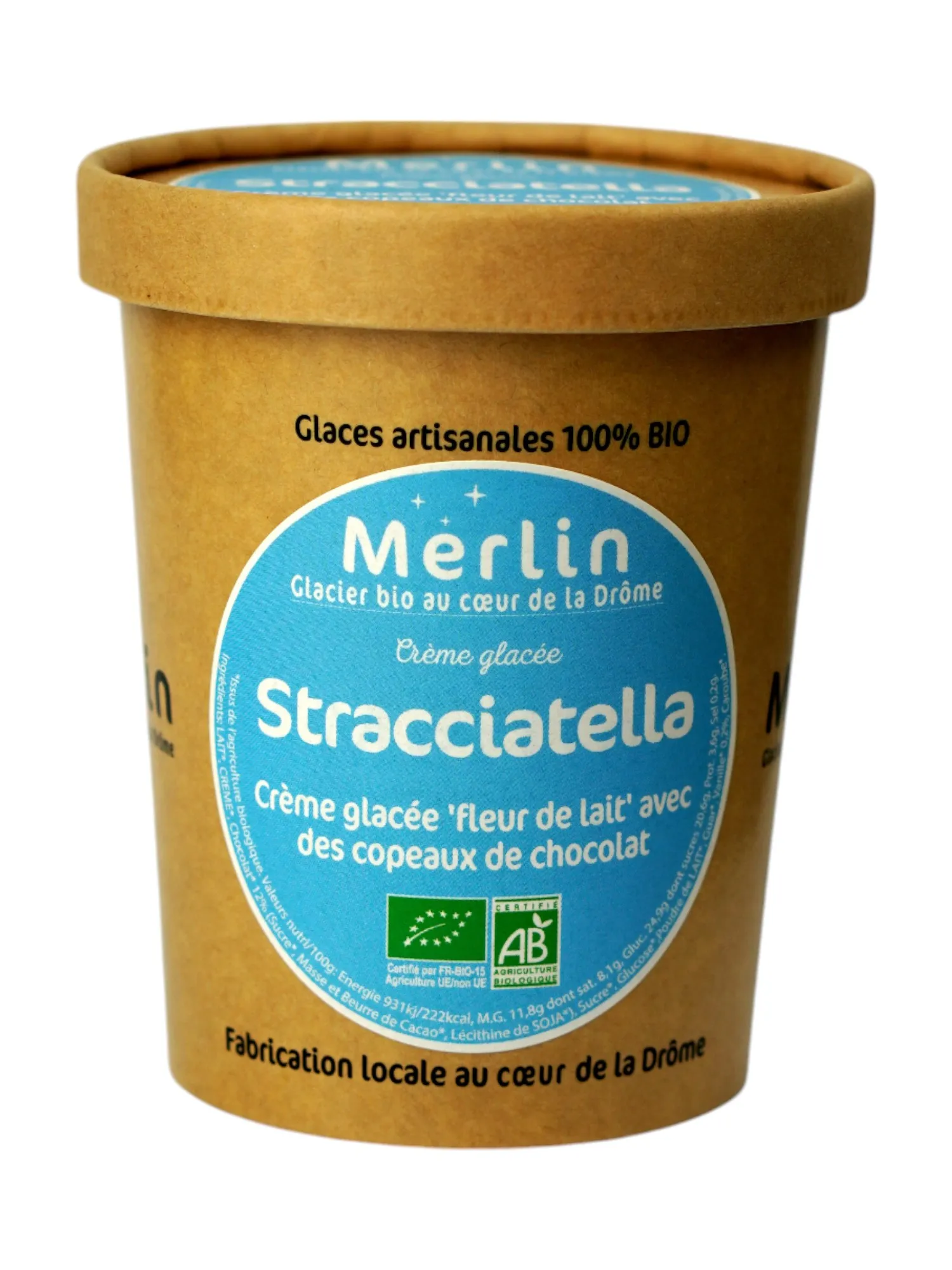 Glace parfum Stracciatella